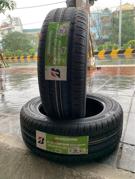 Lốp 185/55R15 Bridgestone Ecopia EP300 Lốp Brio Lốp Attrage Lốp Fiesta 